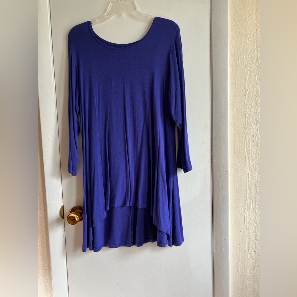 Unbranded royal blue tunic size M/L graceful, and feminine